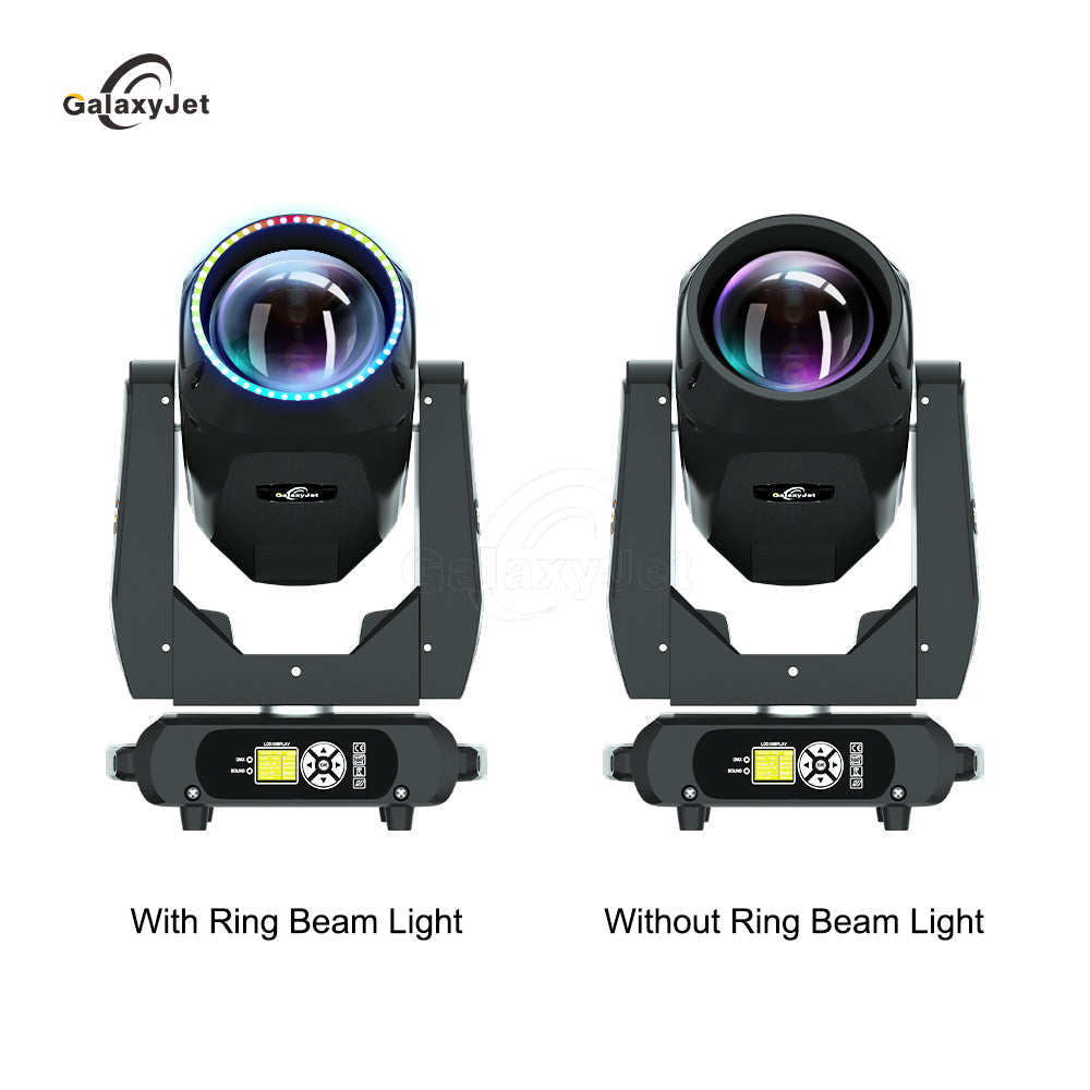 GalaxyJet Beam 380W 19R Moving Head Lighting with Ring Effect High Power and RDM Function Good For Concert LiveShow