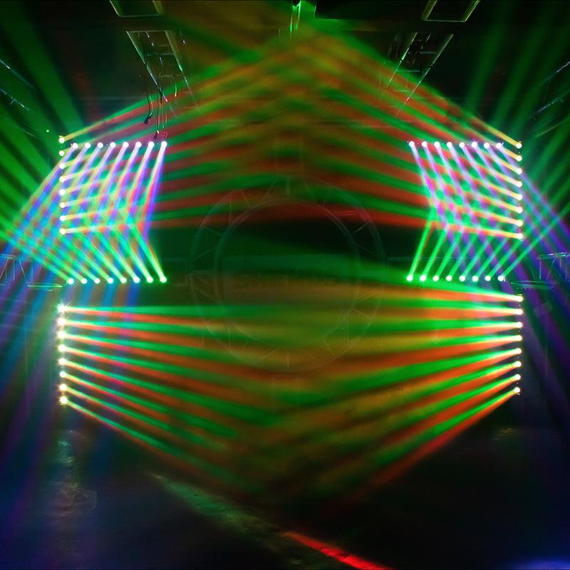 LED Beam 8x12W RGBW Moving Head Lighting For Wedding DJ Show