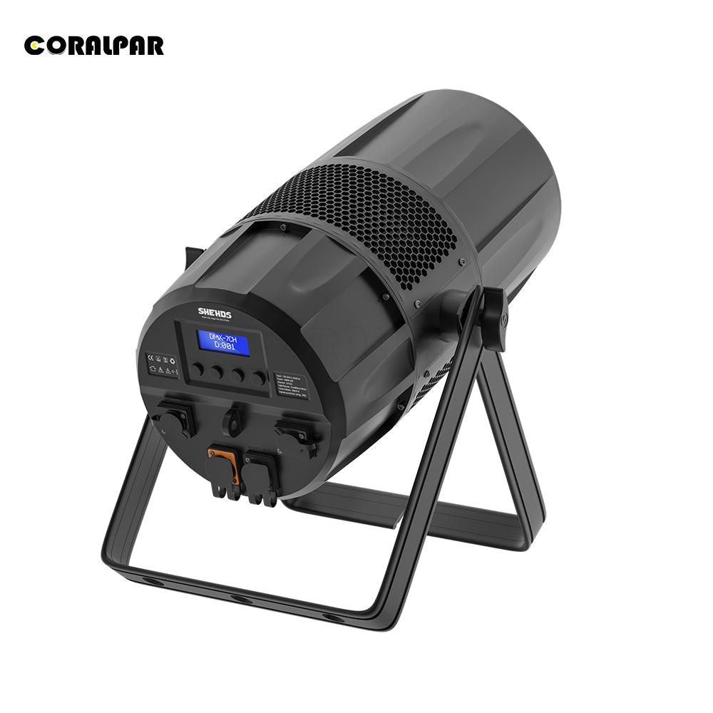 Waterproof LED Zoom&Wash Par 300W Cool&Warm White 2in1 Light（IP65) High Brightness for Church Theater Wedding CORALPAR