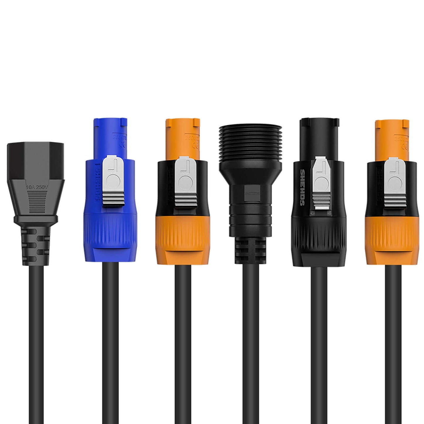 SHEHDS Power Con Plug Cables Waterproof / Standard Connector – product feature view