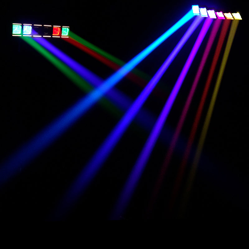 GalaxyJet LED Beam 6x60W RGBW Moving head Matrix Lighting with Ring