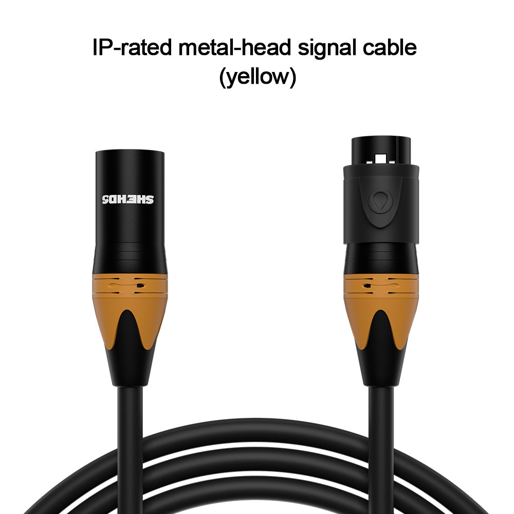 DMX Signal Cables IP65 Waterproof / Standard DMX Lighting Cables
