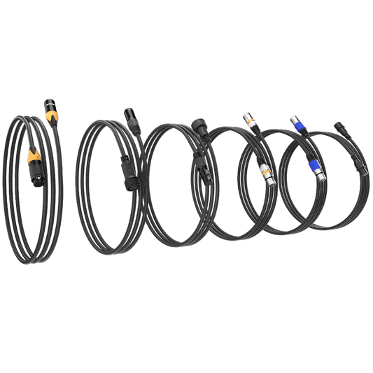 SHEHDS DMX Signal Cables IP65 Waterproof / Standard DMX Lighting Cables – front product view