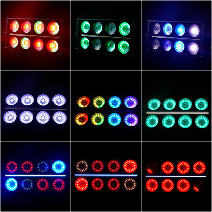 SHEHDS 350W RGBW Flood Wash Light / Strobe Light / Blinder Wash Light