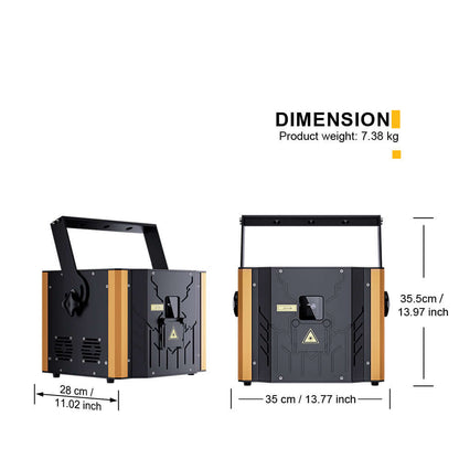 Constellaser 12W RGB Animation Laser Light With High Power