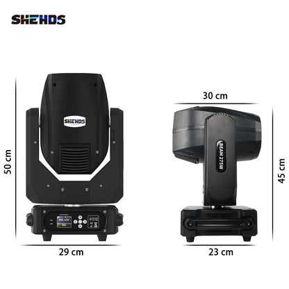 SHEHDS Beam 275W 10R Double Prisms DJ Light Moving Head Lights For Night Club Wedding Theater