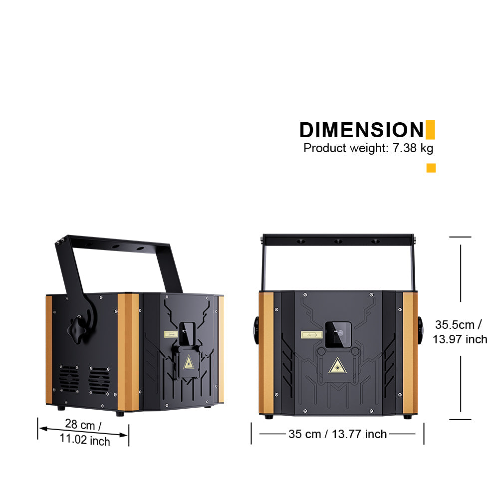 New APP Control  Constellaser 12W RGB Animation High Power Laser Light For Wedding DJ Club Theater Performance Stage