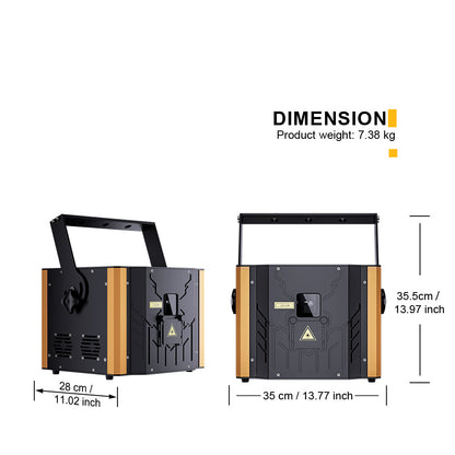 New APP Control  Constellaser 12W RGB Animation High Power Laser Light For Wedding DJ Club Theater Performance Stage