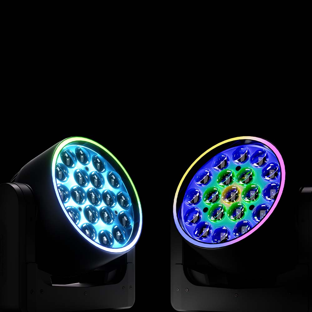 SHEHDS LED Moving Head Light 19x15W /20W/25W Beam Wash Zoom Stage Lighting