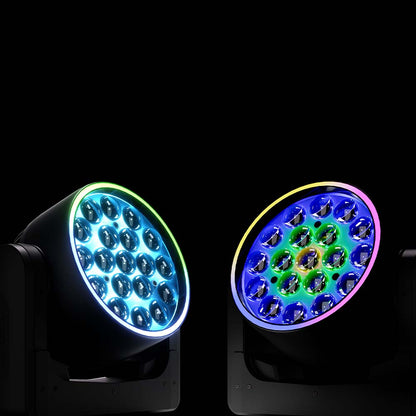 SHEHDS LED Moving Head Light 19x15W /20W/25W Beam Wash Zoom Stage Lighting