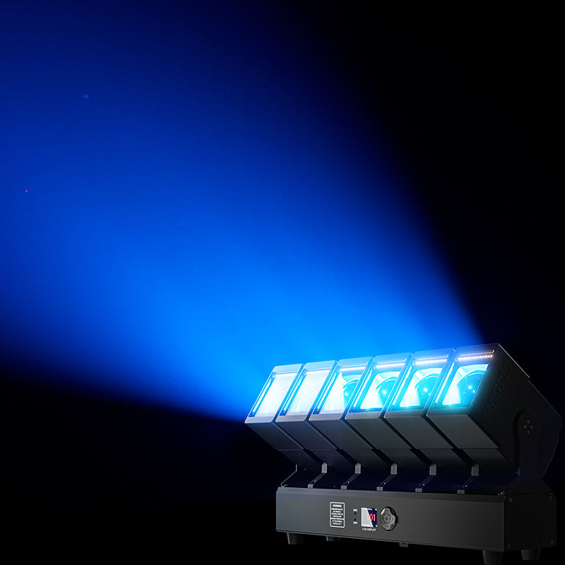 GalaxyJet LED Beam 6x60W RGBW Moving head Matrix Lighting with Ring