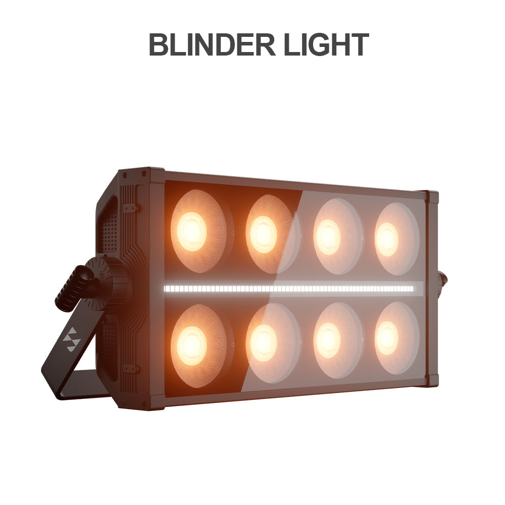 SHEHDS 350W RGBW Flood Wash Light / Strobe Light / Blinder Wash Light