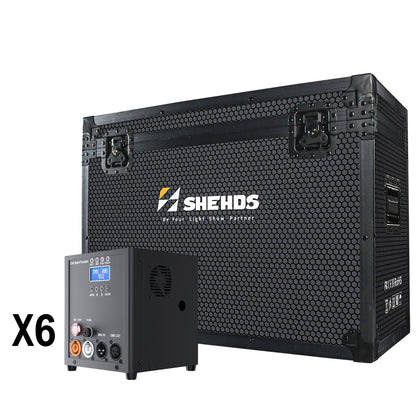 SHEHDS Mini 450W Cold Spark Fountain Machine with Remote Control DMX Spark Machine for Wedding Party