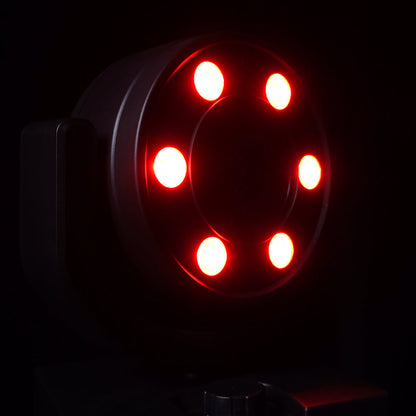 SHEHDS LED 100W Moving Head Bubble Machine – red bubble effect