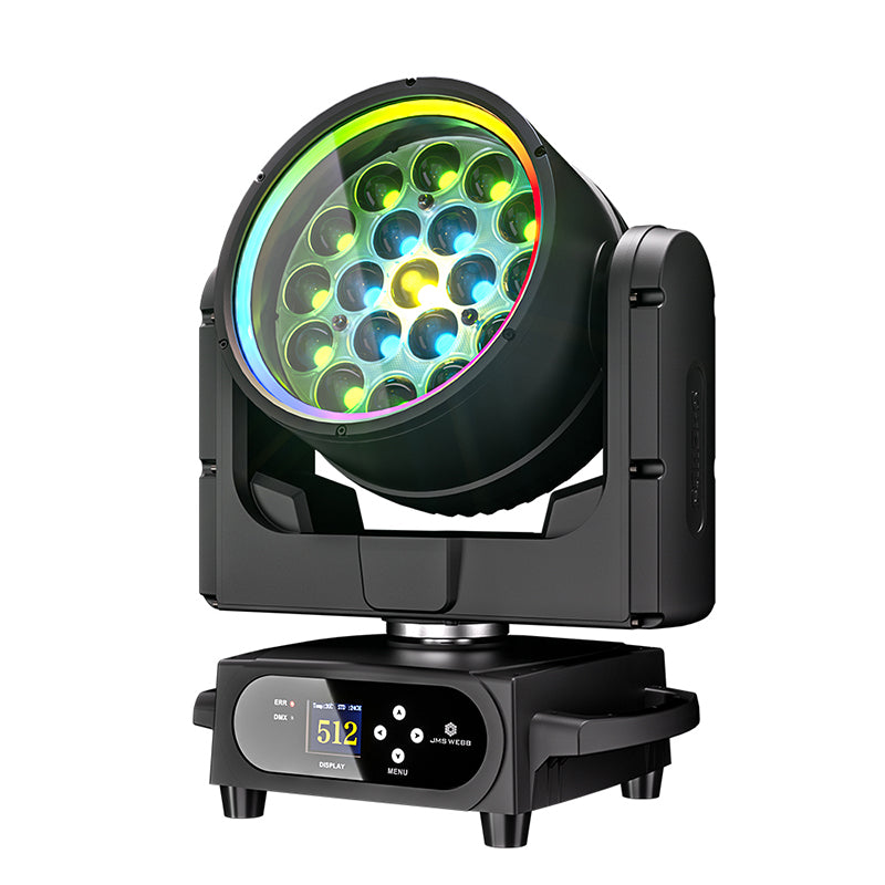SHEHDS Waterproof LED Moving Head Light 19x15W / 20W / 25W Beam Wash Zoom IP65 Stage Lighting