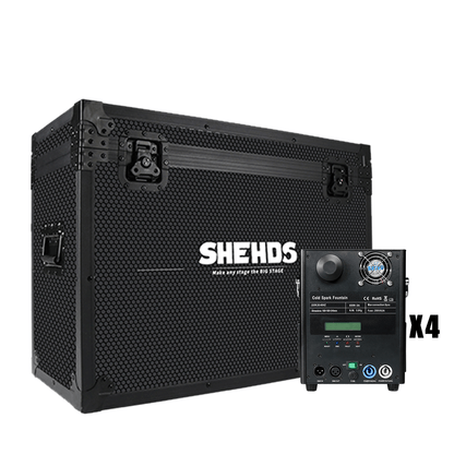 SHEHDS New 650W Wireless Firework Spark Machine Out/Indoor Wedding Party Stage Combined sales (spark powder could be purchased)