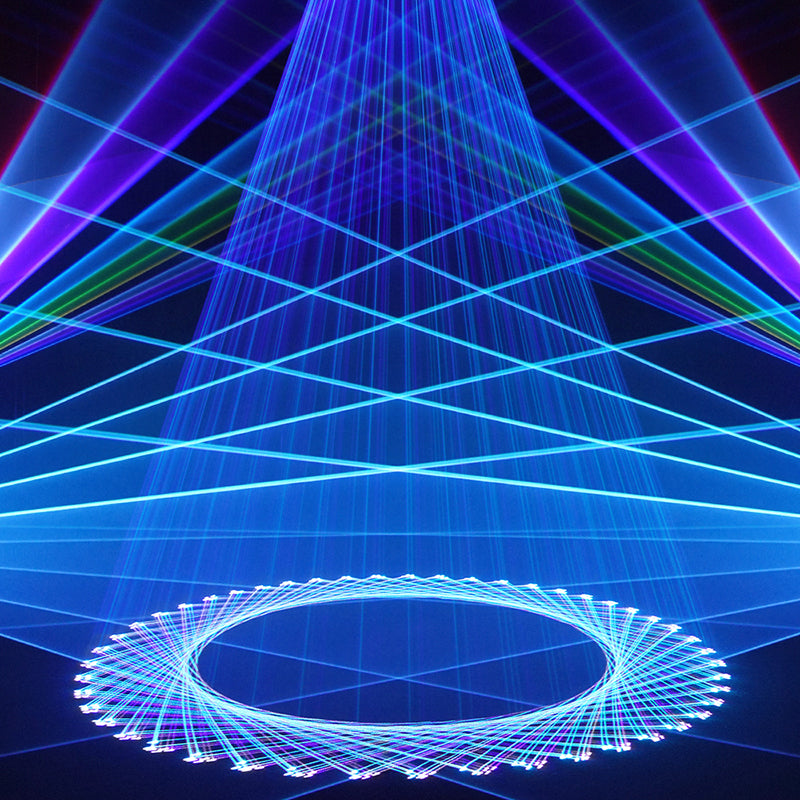 New APP Control  Constellaser 6W RGB Animation Laser Semiconductor Laser With DMX512 & ILDA & RJ45 Art Net Connector