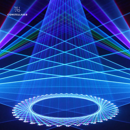 Constellaser 6W RGB Animation Laser Semiconductor Laser With DMX512 & ILDA & RJ45 Art Net Connector