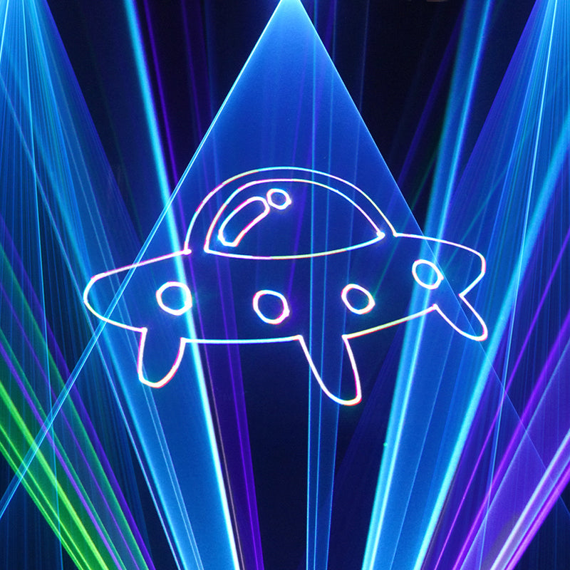 New APP Control  Constellaser 6W RGB Animation Laser Semiconductor Laser With DMX512 & ILDA & RJ45 Art Net Connector