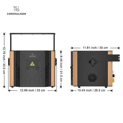 Constellaser 6W RGB Animation Laser Semiconductor Laser With DMX512 & ILDA & RJ45 Art Net Connector