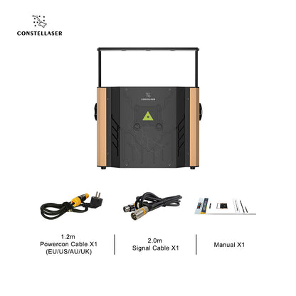 Constellaser 6W RGB Animation Laser Semiconductor Laser With DMX512 & ILDA & RJ45 Art Net Connector