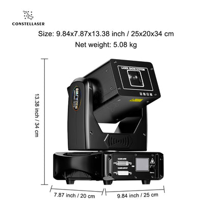 New APP Control  Constellaser 6W Moving Head Laser Light For Wedding DJ Club Theater Performance stage