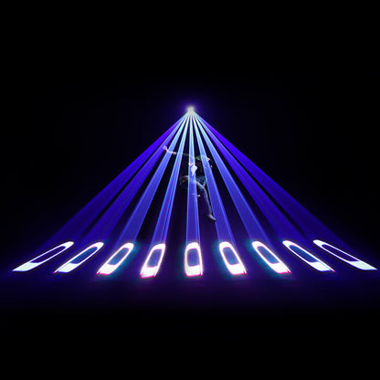 New APP Control  ConstelLaser Waterproof 6W RGB Animation Laser Light Rechargeable One piece housing touchscreens