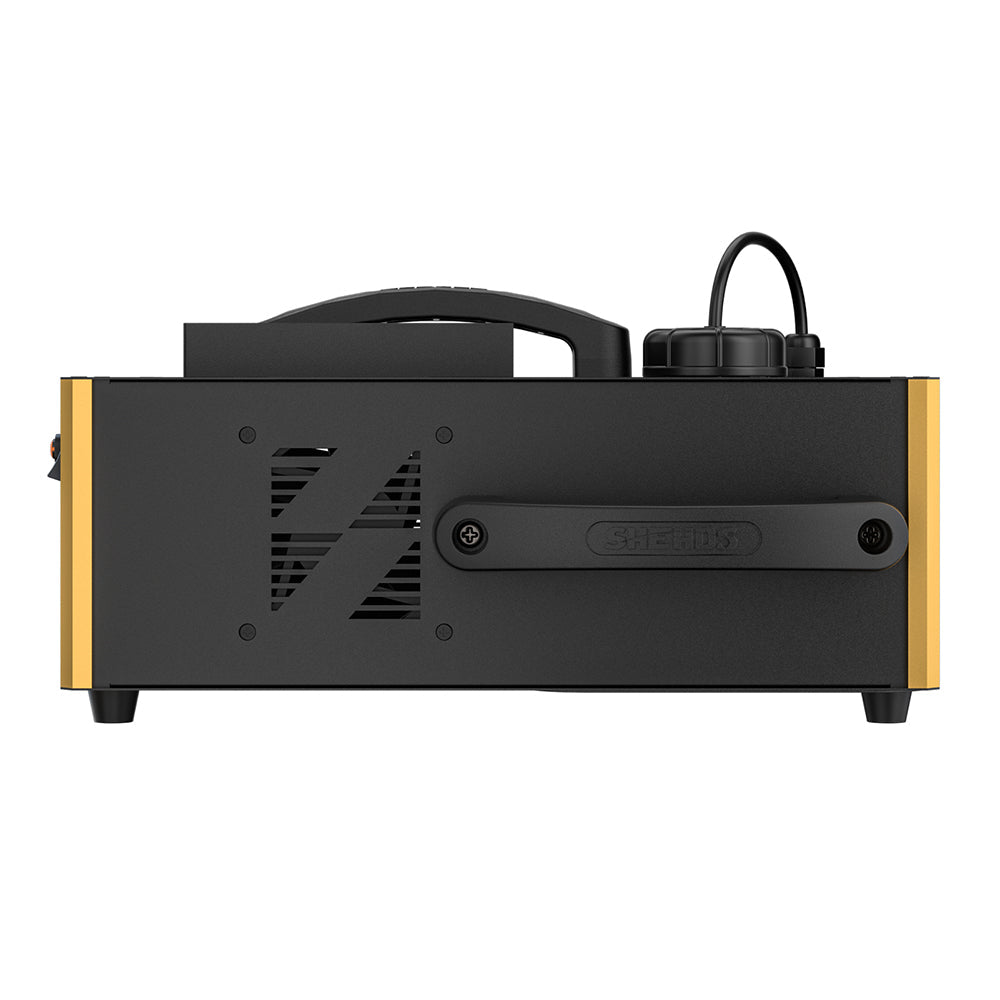 SHEHDS 1500W RGB LED Fog Machine with 24x3W Lights DMX & Remote Control Fog Effect – product feature view