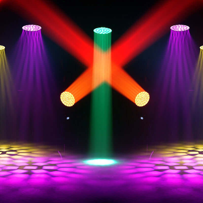 JMS WEBB LED Ultra Wash Big Bees Eyes 37x25W&40W RGBW Moving Head Light | Ultra Quiet | Wide Angle | DMX512 | For Theater,Stage, Events, Weddings