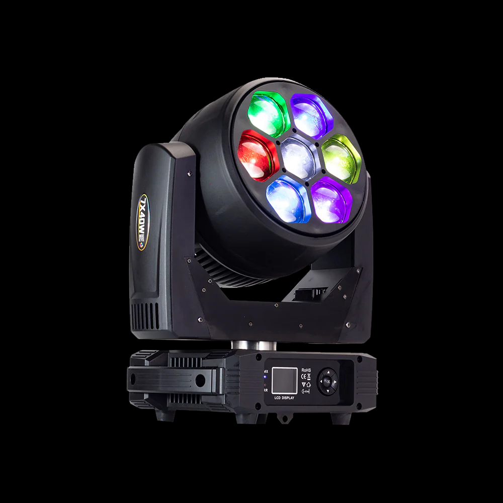 JMS WEBB LED BEAM & WASH Big Bee Eye 7x40w Moving Head For Night Club DJ Club Disco Stage