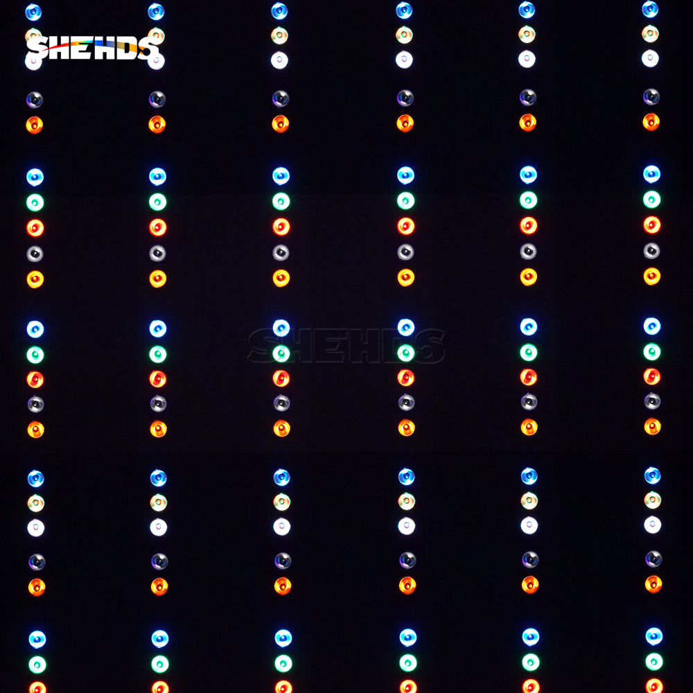 SHEHDS New Patchwork LED Wall Wash 18x18W RGBWA+UV Lighting Recirculating air path for heat dissipation Free Splicing