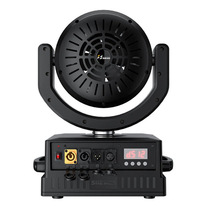 SHEHDS LED 100W Moving Head Bubble Machine – rear or alternate product view