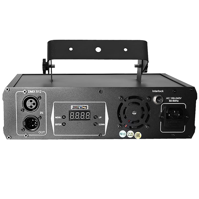 SHEHDS Laser Lamp 2 Head Laser RG & RGB Dual Hole Stage Effect DMX512 Lighting For Dance Floor And DJ Disco Party KTV Nightclub