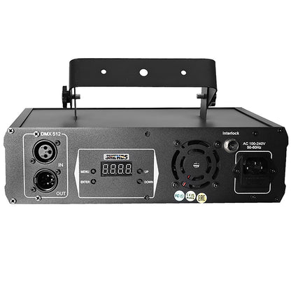SHEHDS Laser Lamp 2 Head Laser RG & RGB Dual Hole Stage Effect DMX512 Lighting For Dance Floor And DJ Disco Party KTV Nightclub