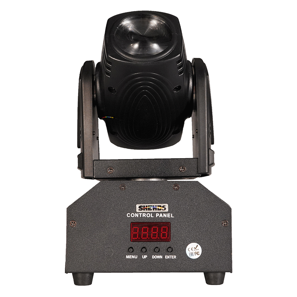 SHEHDS Mini LED Spot Beam 10W Lighting Moving Head Light for Church Theater