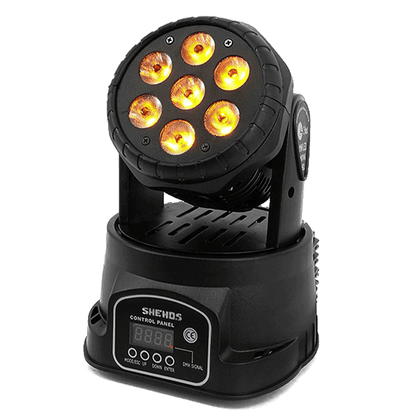 LED Moving Head Wash 7x12W&7x18W Lighting DJ Night Club Show DJ Disco Stage Moving Head Lights