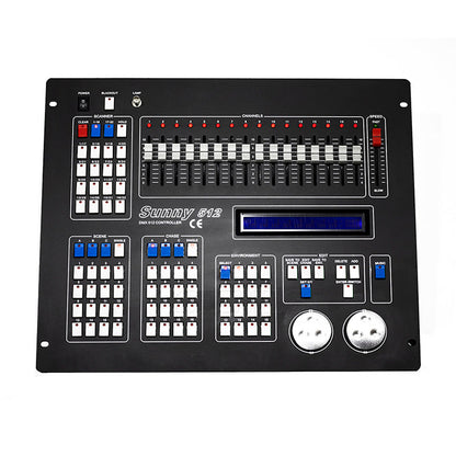 SHEHDS Sunny512 Channels DMX512 DMX Controller Console DJ Disco Equipment DMX Lighting Consoles Professional Stage Lights Control Equip