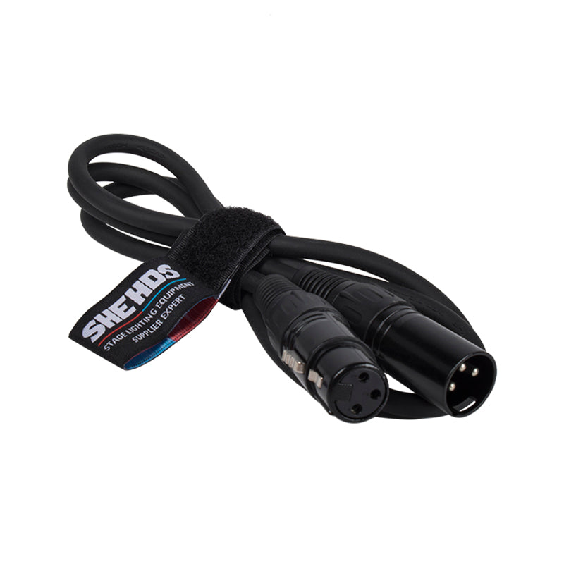 SHEHDS Iron DMX Cables High Quality 3-pin Signal Connection For Stage Light