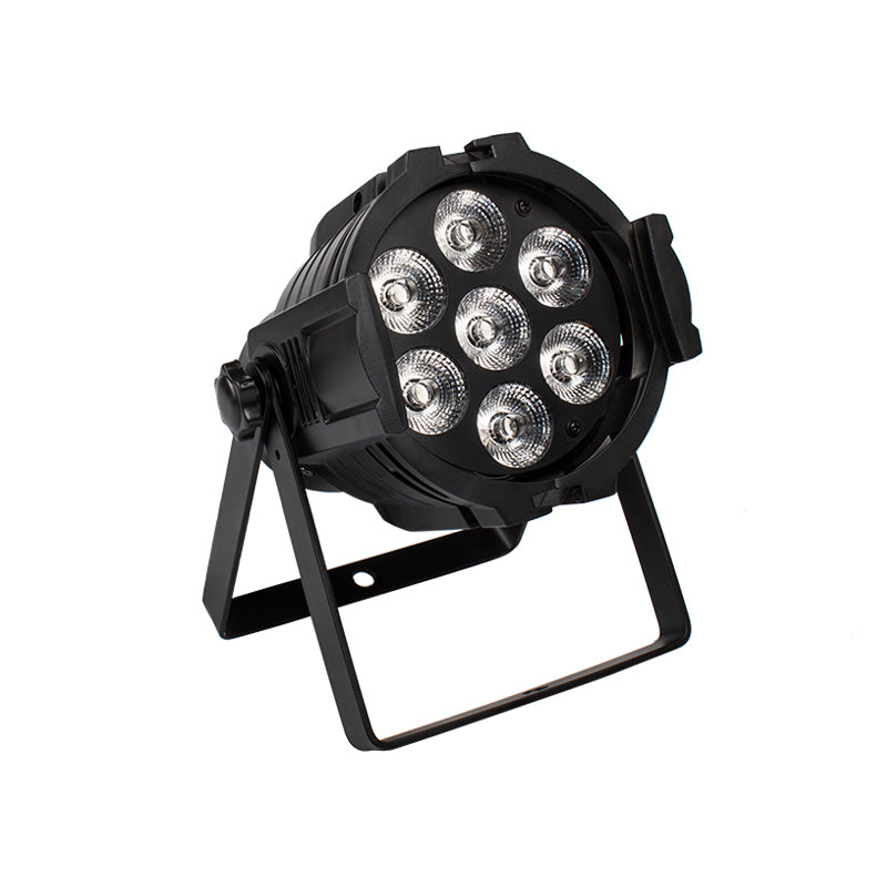 Mini LED 7x18W Aluminum Alloy LED Par Light 6in1 RGBWA+UV For DJ Stage Lights Disco Wedding Party DMX512