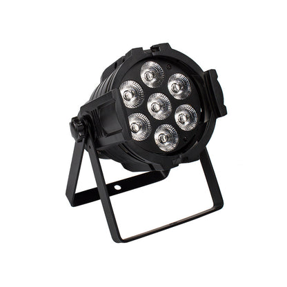 Mini LED 7x18W Aluminum Alloy LED Par Light 6in1 RGBWA+UV For DJ Stage Lights Disco Wedding Party DMX512