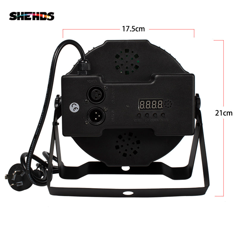 SHEHDS 7x12w RGBW LED Par Light Stage Lighting for Church Wedding