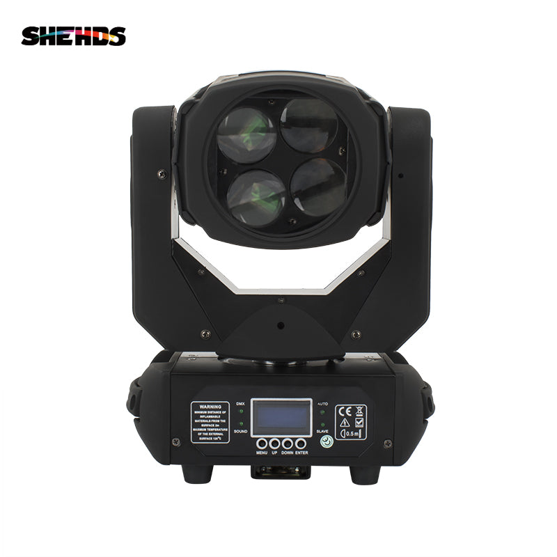 LED Super Beam 4x25W RGBW Moving Head Lighting For Church Wedding Concert Theater Performance Stage