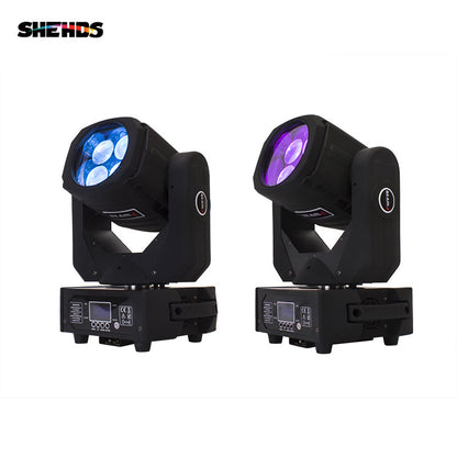 LED Super Beam 4x25W RGBW Moving Head Lighting For Church Wedding Concert Theater Performance Stage