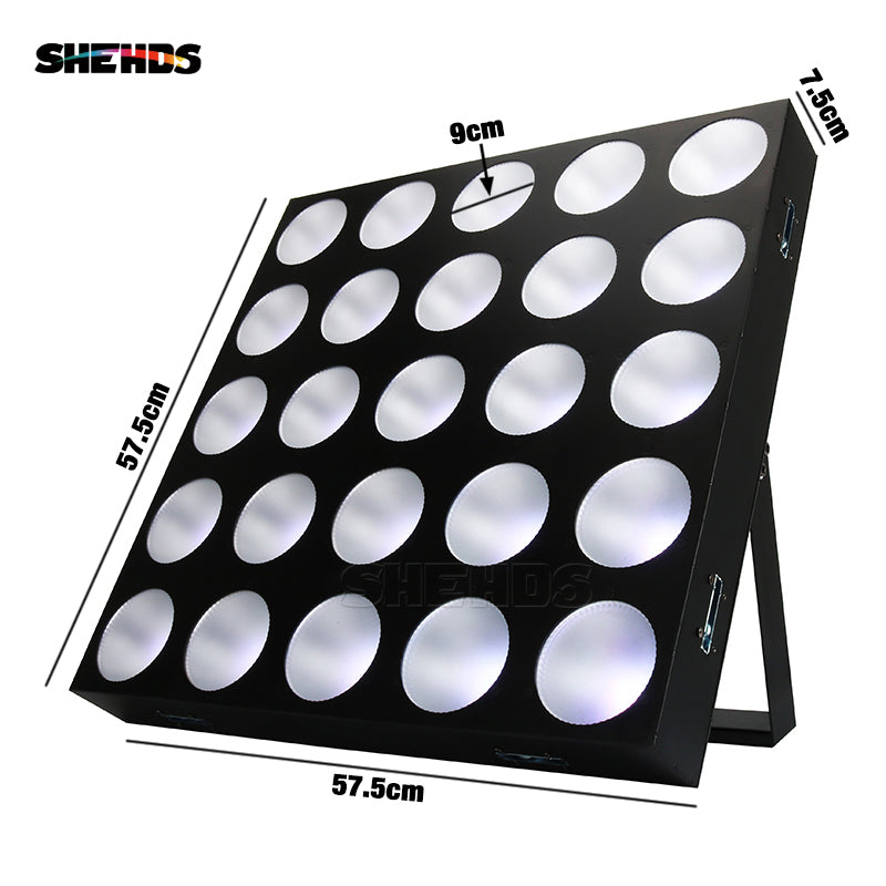 LED 25x30W RGBW Blinder Matrix Light for Church Wedding Concert Theater Performance Stage