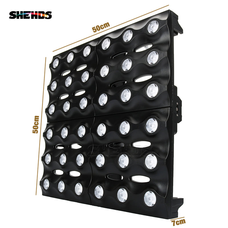 LED Matrix 36x3W Gold Color DMX512 Stage Effect Lighting Good For DJ Disco Party Dance Floor Clubs Bar And Wedding Decorations