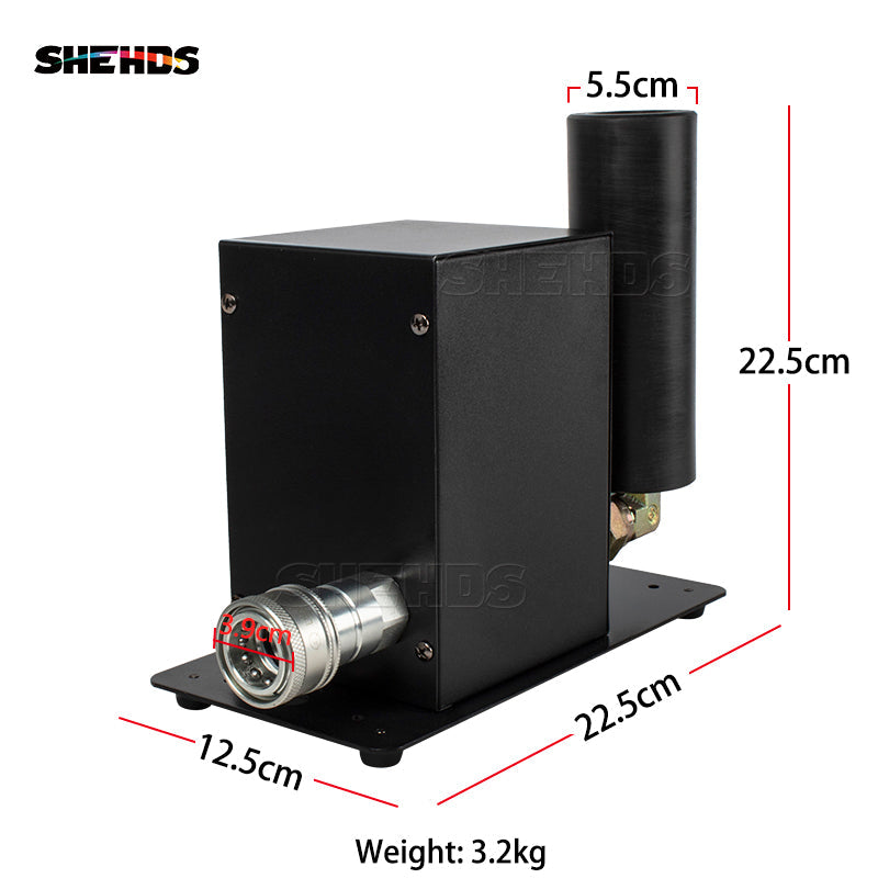 SHEHDS 200W CO2 Jet Machine Professional Stage Equipment DMX Controller Smoke 8-10M Gas Jet Air Column Show Concert DJ