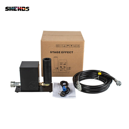 SHEHDS 200W CO2 Jet Machine Professional Stage Equipment DMX Controller Smoke 8-10M Gas Jet Air Column Show Concert DJ