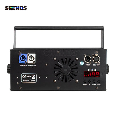 SHEHDS 2eyes 200W LED COB Blinder Cool White + Warm White Lighting for Church Theater Performance Stage