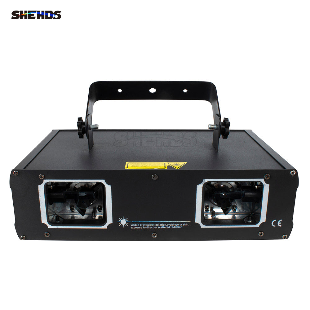 SHEHDS Laser Lamp 2 Head Laser For Performance Stage DJ Nightclub Wedding