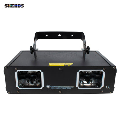 SHEHDS Laser Lamp 2 Head Laser For Performance Stage DJ Nightclub Wedding